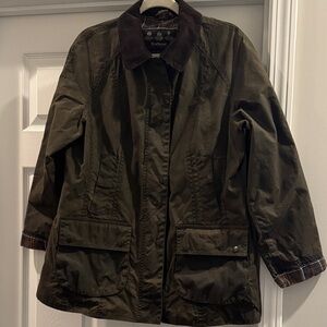 Barbour Dark Olive Barn Jacket